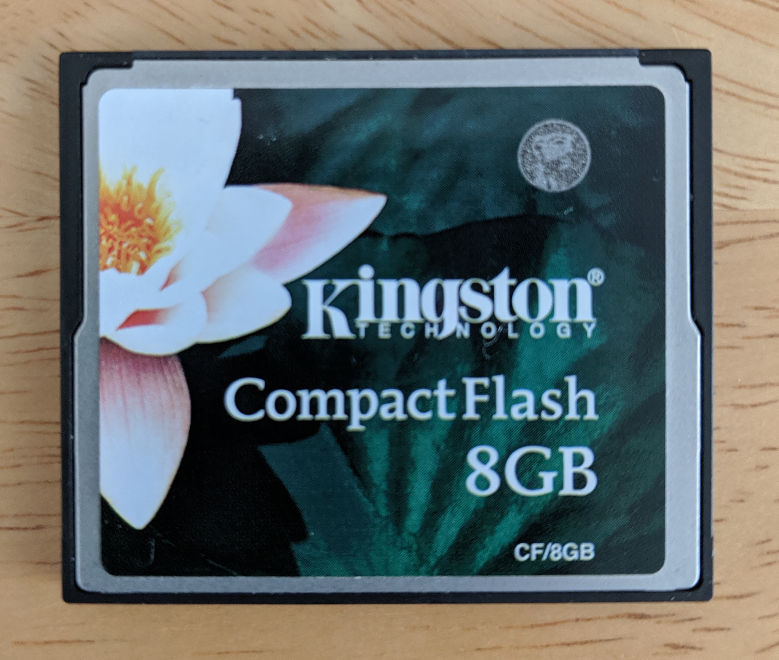 Kingston CompactFlash card